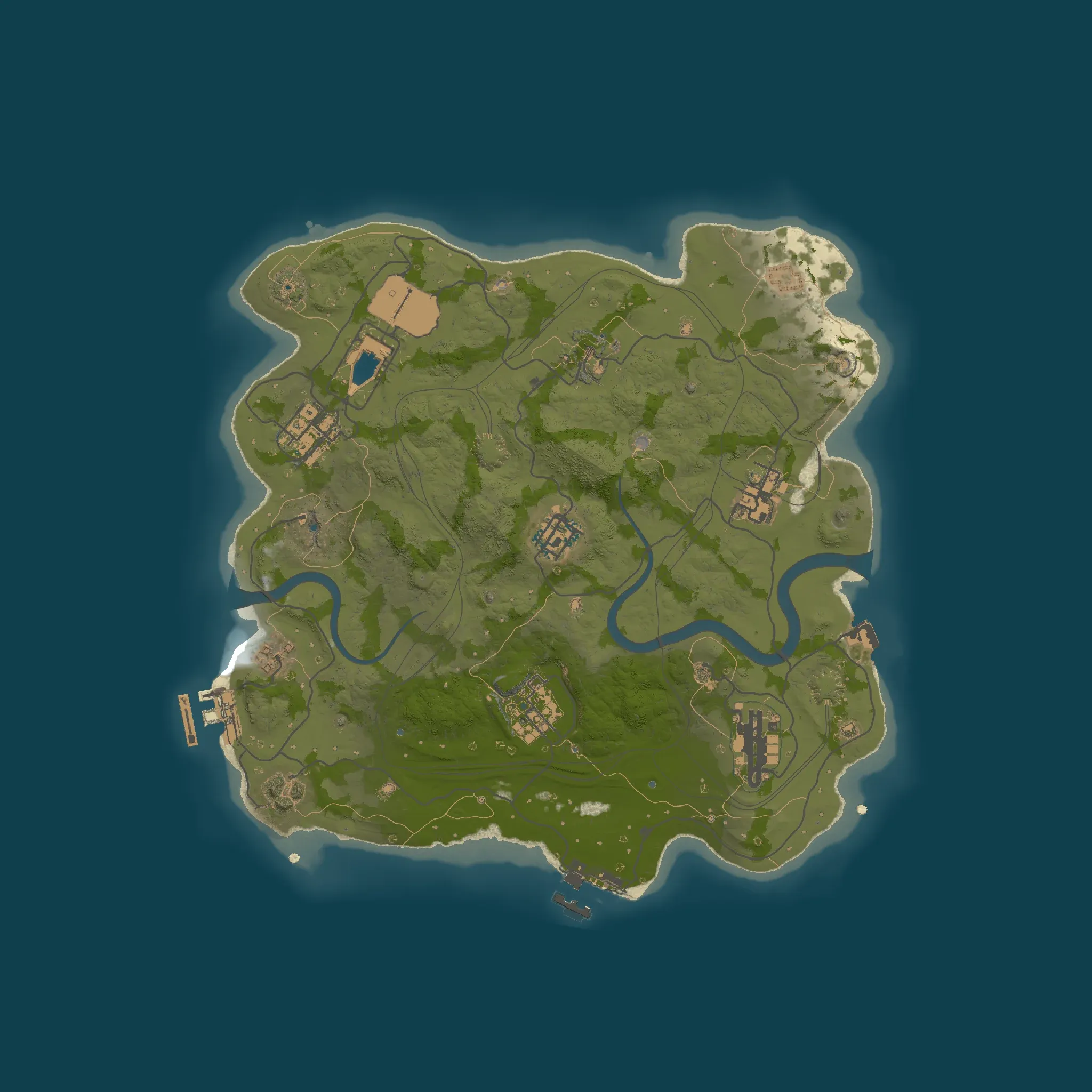 The Evergreen example map from above